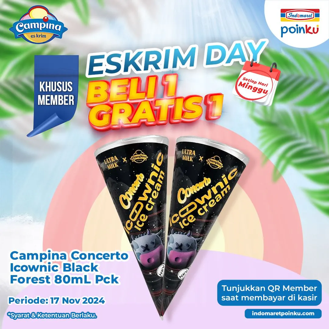 Promo Indomaret Es Krim Day Periode 17 November 2024