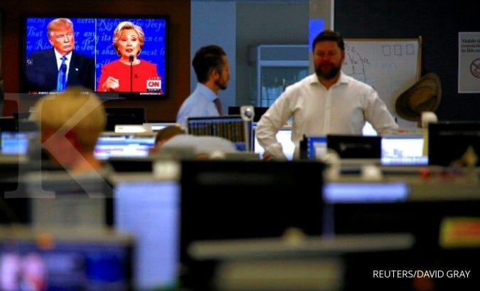 Rekor penonton TV saat debat Presiden AS