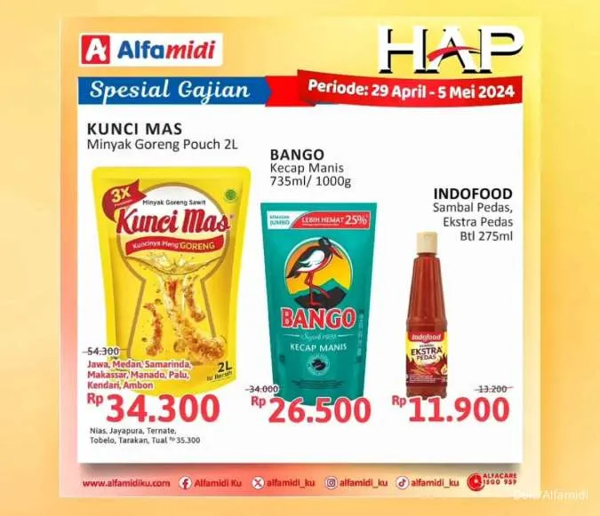 Promo Alfamidi Hemat Satu Pekan Periode 29 April-5 Mei 2024