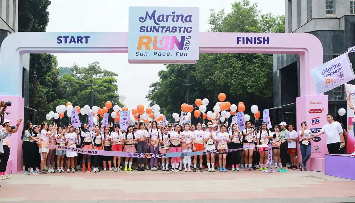 Ajak Perempuan Lari Sambil Rawat Kulit, Marina Suntastic Run 2025 Sukses Digelar