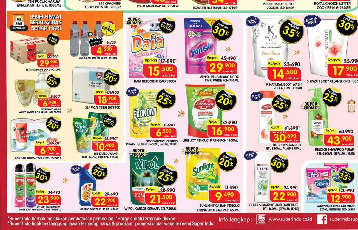 Promo Superindo Weekday 5 Maret 2025, Deterjen Daia Harga Spesial Berakhir Besok