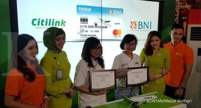 Luncurkan kartu debit co-branding Citilink, BNI bidik tabungan Rp 130 miliar
