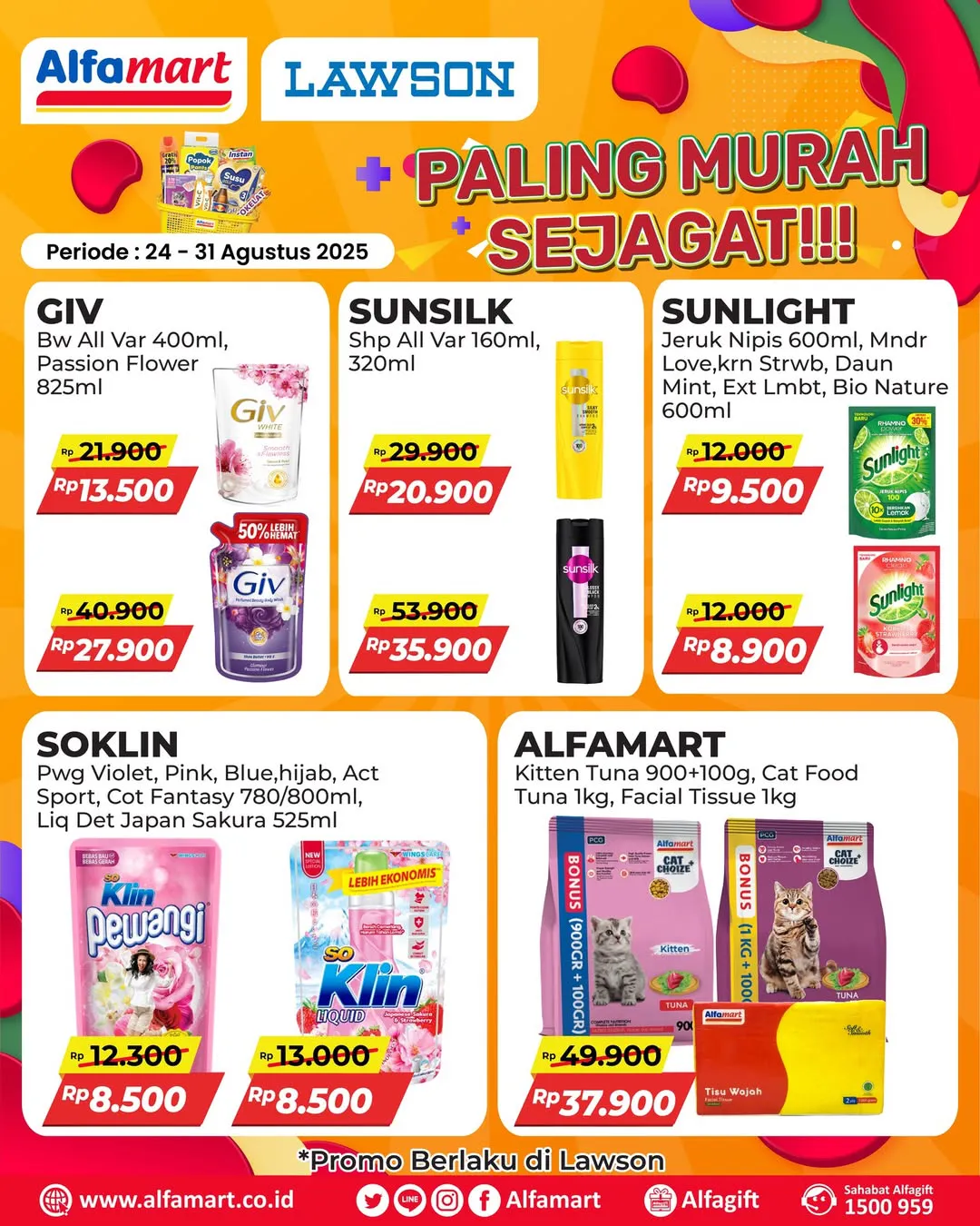 Promo Alfamart Paling Murah Sejagat Periode 24-31 Agustus 2025
