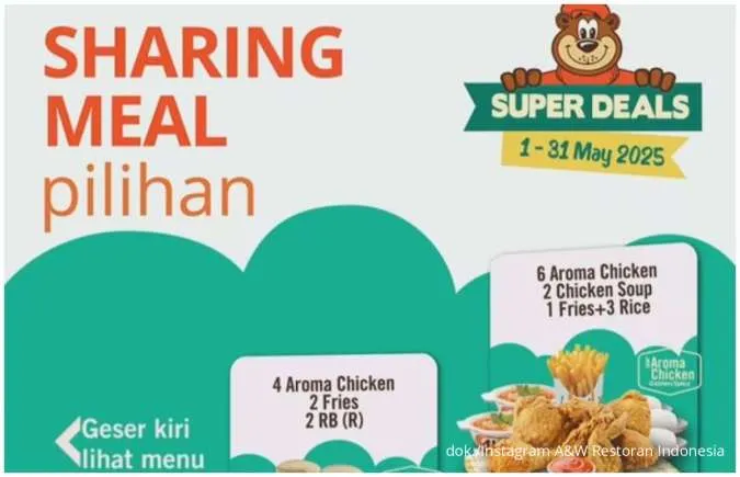 Kumpulan Promo A&W Bulan Mei 2025, dari Weekend Deals hingga Couple Meal Harga Hemat