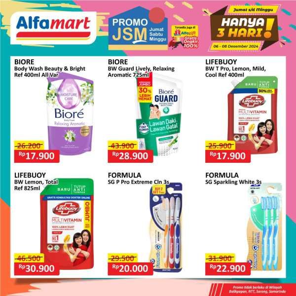 Promo JSM Alfamart Weekend 6-8 Desember 2024