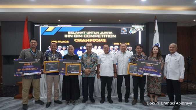 Terapkan BIM di IKN, Brantas Abipraya Raih Juara Pertama di IKN BIM Competition 2024