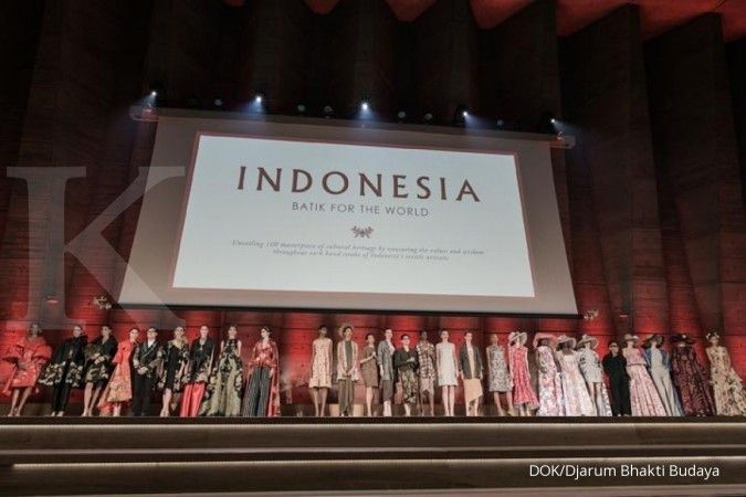 Ada batik Indonesia di kantor UNESCO Paris