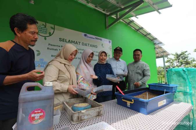 Garudafood Dorong Ekonomi Sirkular & Solusi Sampah lewat Program Biokonversi Maggot 