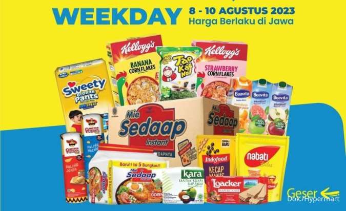 Katalog Promo Hypermart Hyper Diskon Weekday Periode 8-10 Agustus 2023