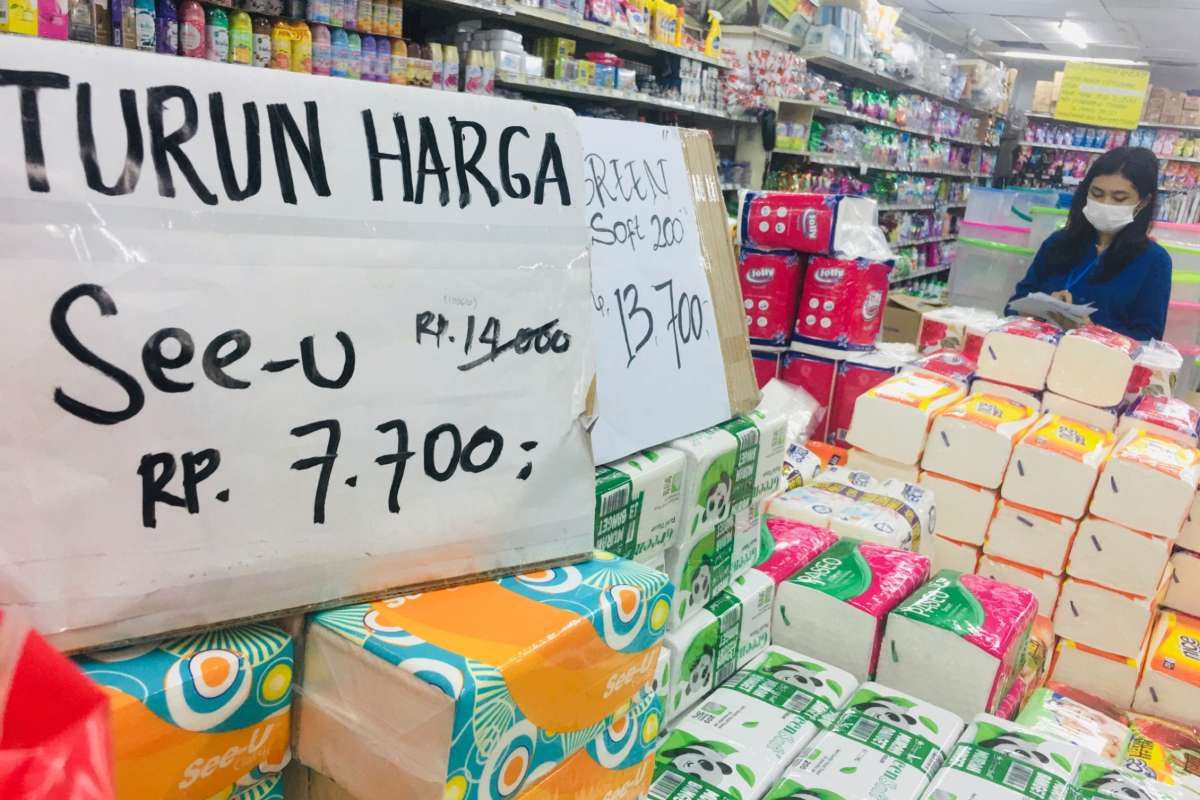 Indeks penjualan riil mulai membaik