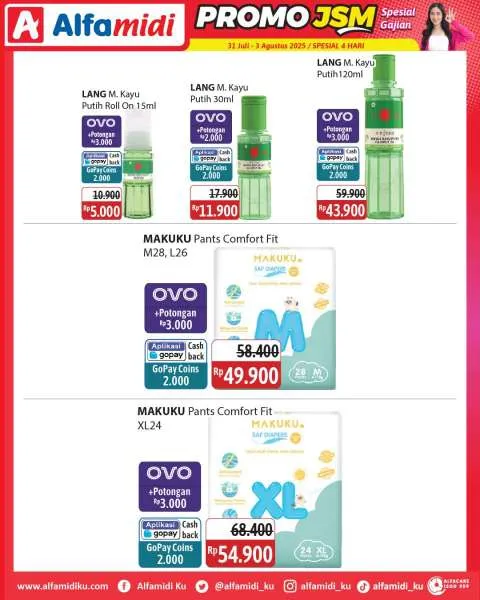 Promo JSM Alfamidi Hanya 4 Hari Periode 31 Juli-3 Agustus 2025