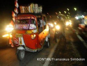 Jumlah pemudik diperkirakan mencapai 15 juta orang