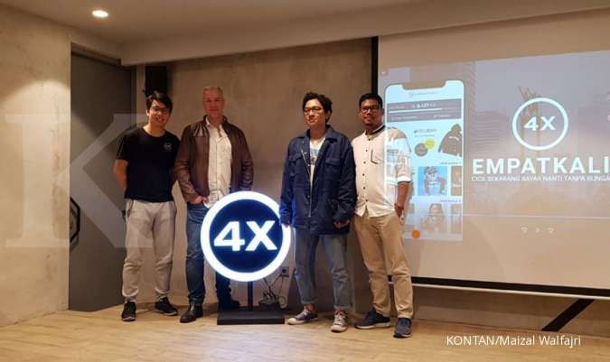 Fintech P2P lending Empatkali tawarkan pinjaman tanpa bunga