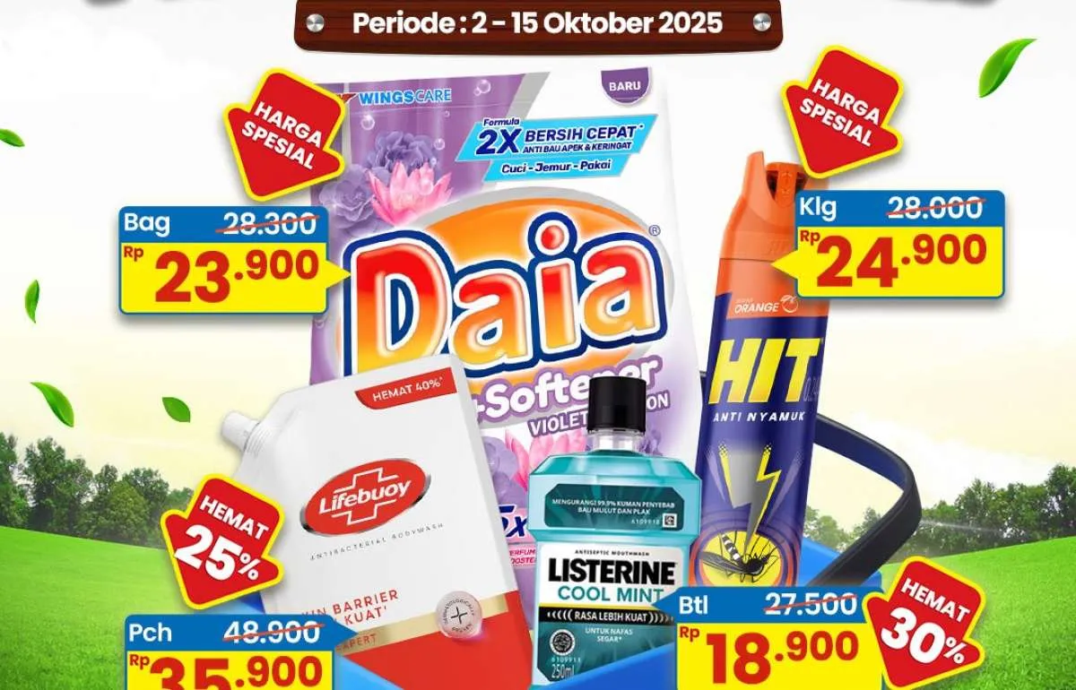 Katalog Promo Indomaret Super Hemat Periode 2-15 Oktober 2025, Cek Sebelum Belanja!