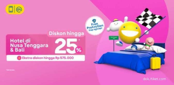 Promo Hotel Tiket.com, Diskon Hotel Bali dan Nusa Tenggara Barat Hingga 25% 