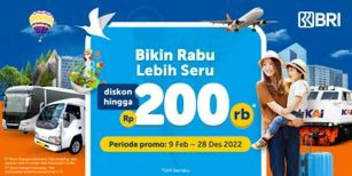 Promo Kartu Kredit BRI Setiap Rabu, Diskon Semua Produk Traveloka hingga Rp 200.000