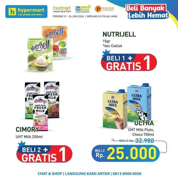 Promo Hypermart Beli Banyak Lebih Hemat Periode 21-24 Juni 2024