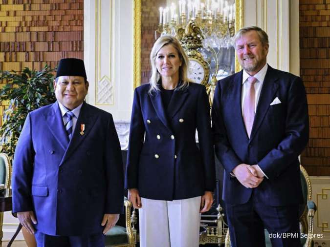 Prabowo Diterima Raja dan Ratu Belanda di Istana Huis ten Bosch