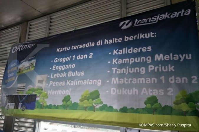 10 halte Transjakarta ini layani kartu OK Trip