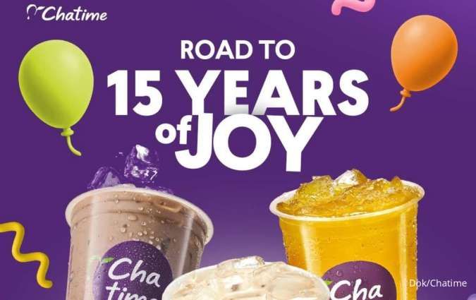 Promo Chatime Anniversary Januari 2026, 3 Minuman Serba Rp 15.000-an