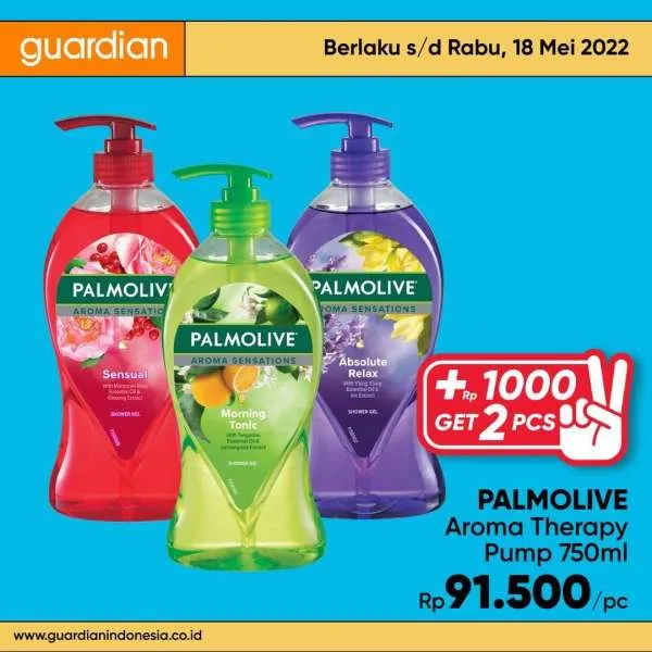 Promo Guardian +1000 Get 2 Pcs Periode 12-18 Mei 2022