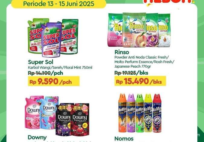 Promo JSM Tip Top Terbaru Pertengahan Juni 2025, Beli Rinso dan Downy Harga Spesial