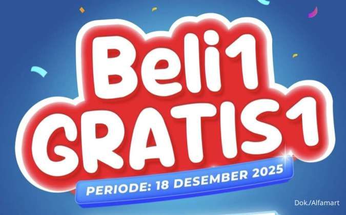 Promo Alfamart Beli 1 Gratis 1 Hanya Sehari 18 Desember 2025, Ada Es Krim-Mainan