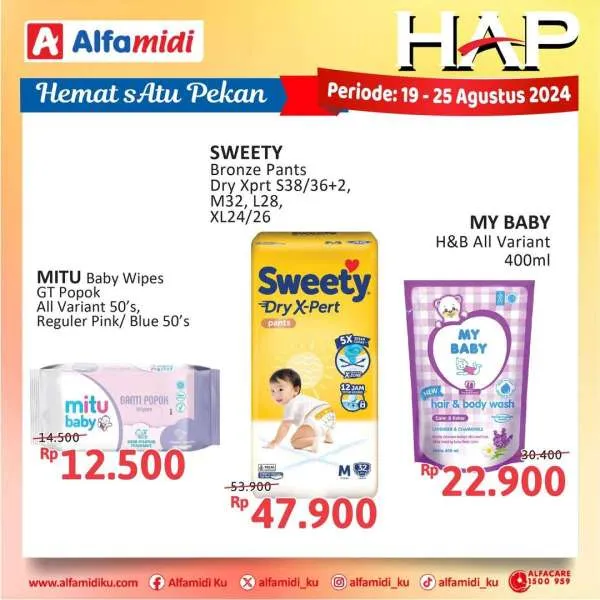 Promo Alfamidi Hemat Satu Pekan Periode 19-25 Agustus 2024