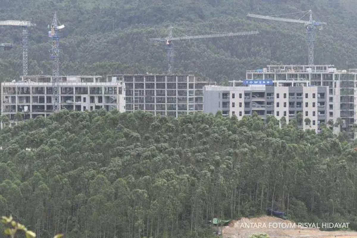 Progres Pembangunan 47 Tower Rusun ASN di IKN Capai 91,36%