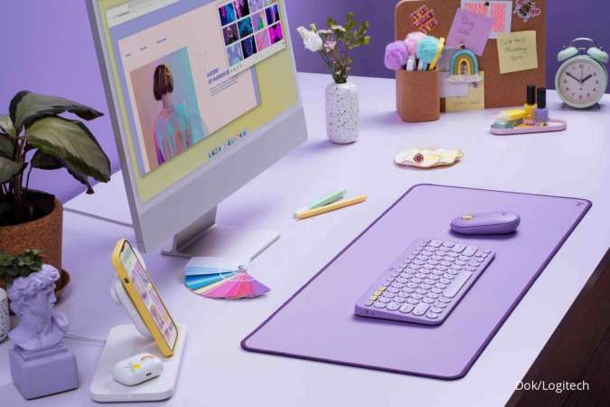 Keyboard & Mouse Modern Serta Minimalis Logitech, Kini Tersedia 3 Warna Terbaru