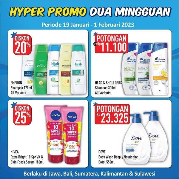 Katalog Promo Hypermart Dua Mingguan Periode 19 Januari-1 Februari 2023