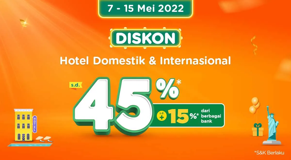 10 Parade Dekade PegiPegi, Diskon Hotel Domestik & Internasional hingga 45%