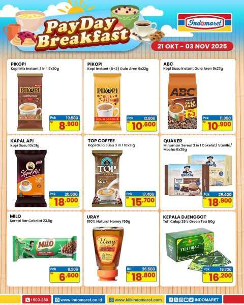 Promo Gajian Indomaret 21 Oktober-3 November 2025