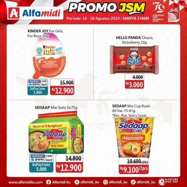 Promo JSM Alfamidi Spesial Kemerdekaan Periode 16-18 Agustus 2024