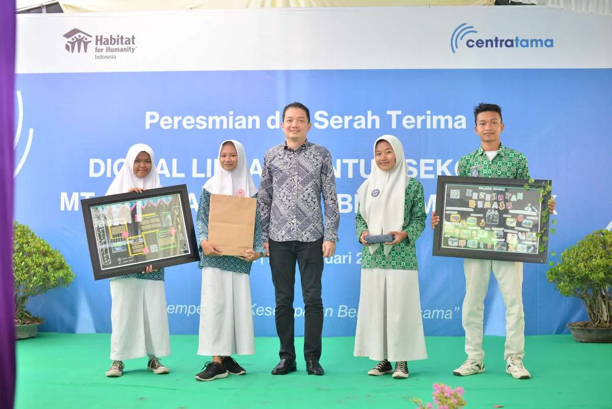 Centratama&EdgePoint Infrastructure Dirikan Perpustakaan Digital di Sekolah Pinggiran