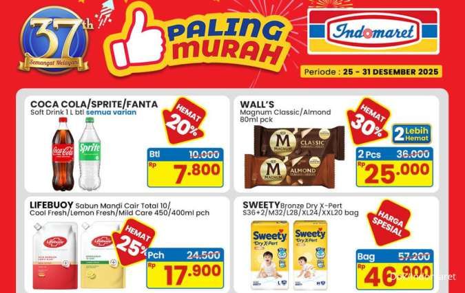 Promo Indomaret 25-31 Desember 2025, Es Krim Magnum & Lifebuoy Paling Murah