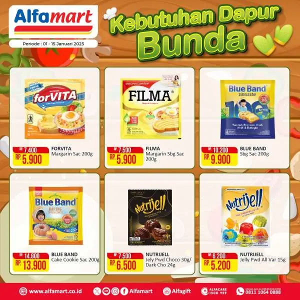 Promo Alfamart Kebutuhan Dapur Periode 1-15 Januari 2025