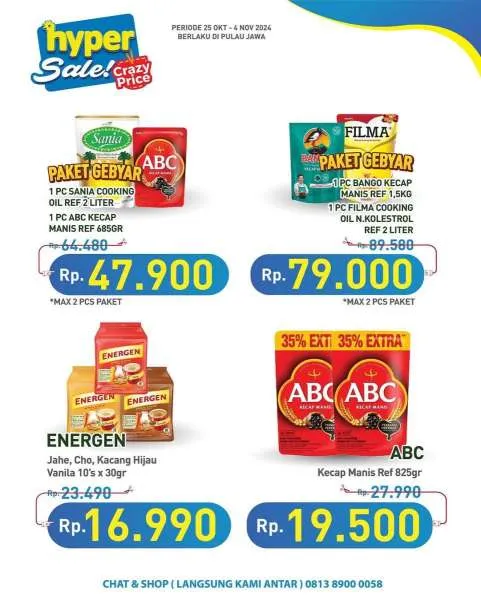 Promo Hypermart Hyper Sale Periode 25 Oktober-4 November 2024