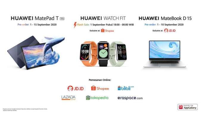 Huawei Matebook D15 resmi meluncur di Indonesia