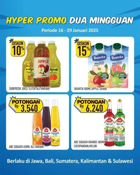 Promo Hypermart Dua Mingguan Periode 16-29 Januari 2025