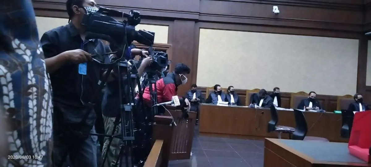 SIDANG KASUS JIWASRAYA: Sidang sudah siap dimulai, wartawan memadati ruangan