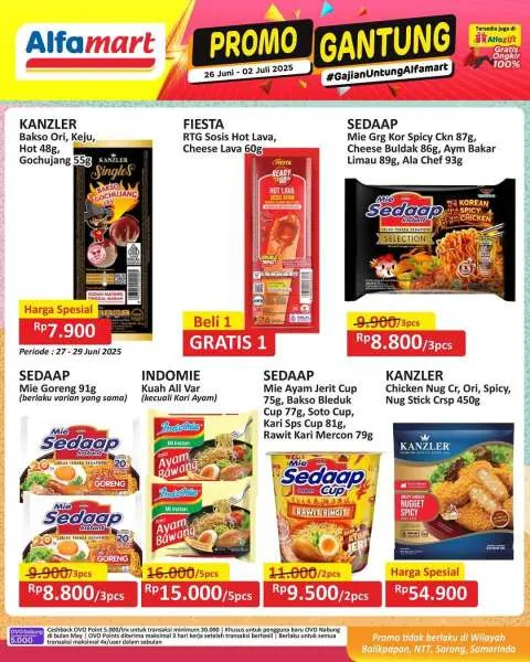 Promo Alfamart Gantung Periode 26 Juni-2 Juli 2025