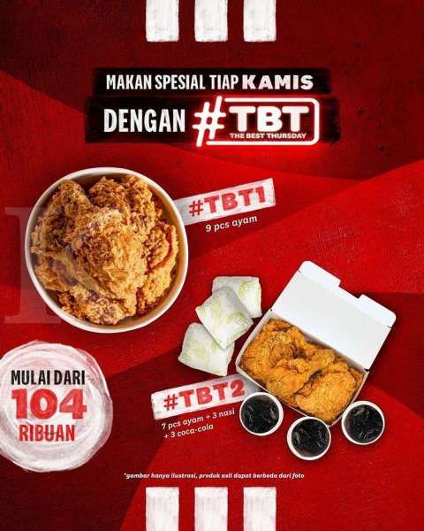 Promo KFC The Best Thursday 16 Desember 2021