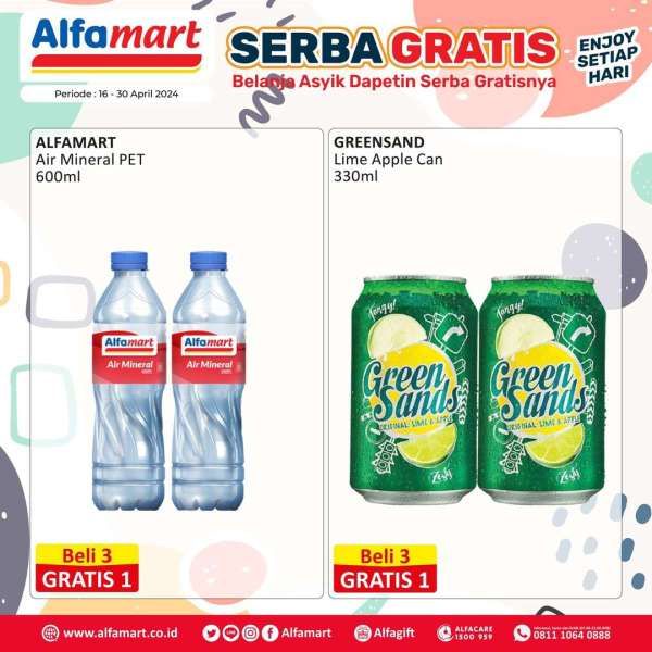 Promo Alfamart Serba Gratis Periode 16-30 April 2024