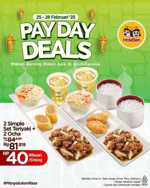 Promo HokBen Payday 25-28 Februari 2025