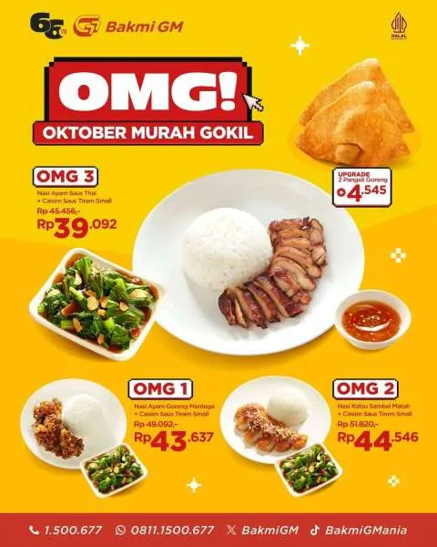 Promo Bakmi GM Oktober Murah Gokil 1-31 Oktober 2025