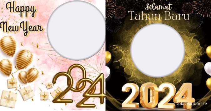 65 Twibbon Tahun Baru 1 Januari 2024 Terbaru Desain Keren, Yuk Upload di Sosmed!