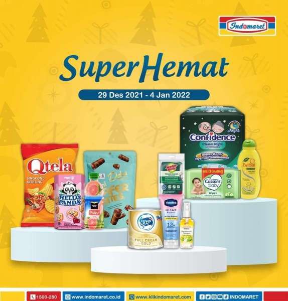 Katalog Promo Indomaret Super Hemat Periode 29 Desember 2021-4 Januari 2022