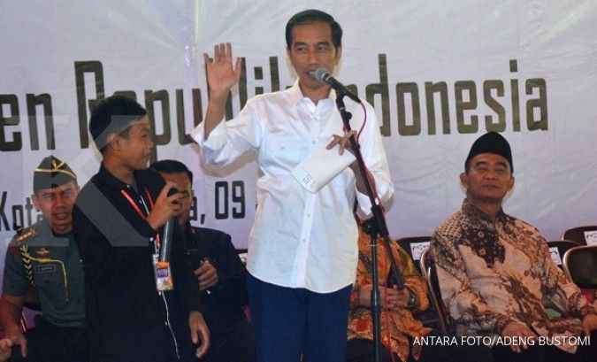 Lucu, dialog Jokowi dengan siswa SMP yang 'ngapak'