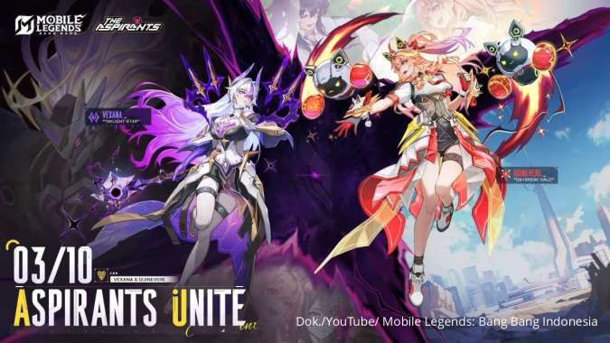 Skin The Aspirants Vexana & Guinevere Rilis Hari ini (3/10), Event Draw Sampai Kapan?